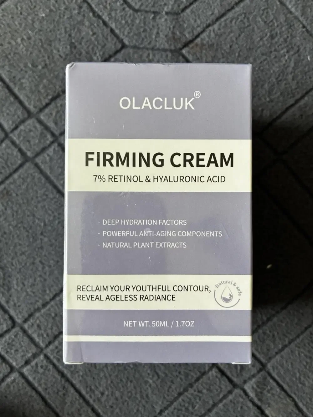 Olacluk Firming Cream 7% Retinol & Hyaluronic Acid 1.7 Oz Ex: 05/2028